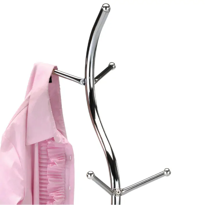 Autronic - Stojanový věšák, výška 181 cm, kovová chromovaná konstrukce - 80003-09 CR