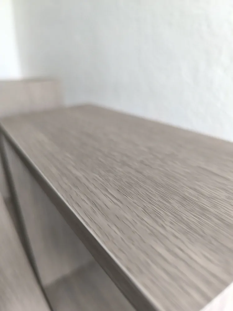 Nástěnná polička, sada 3 ks, barva sonoma šedá