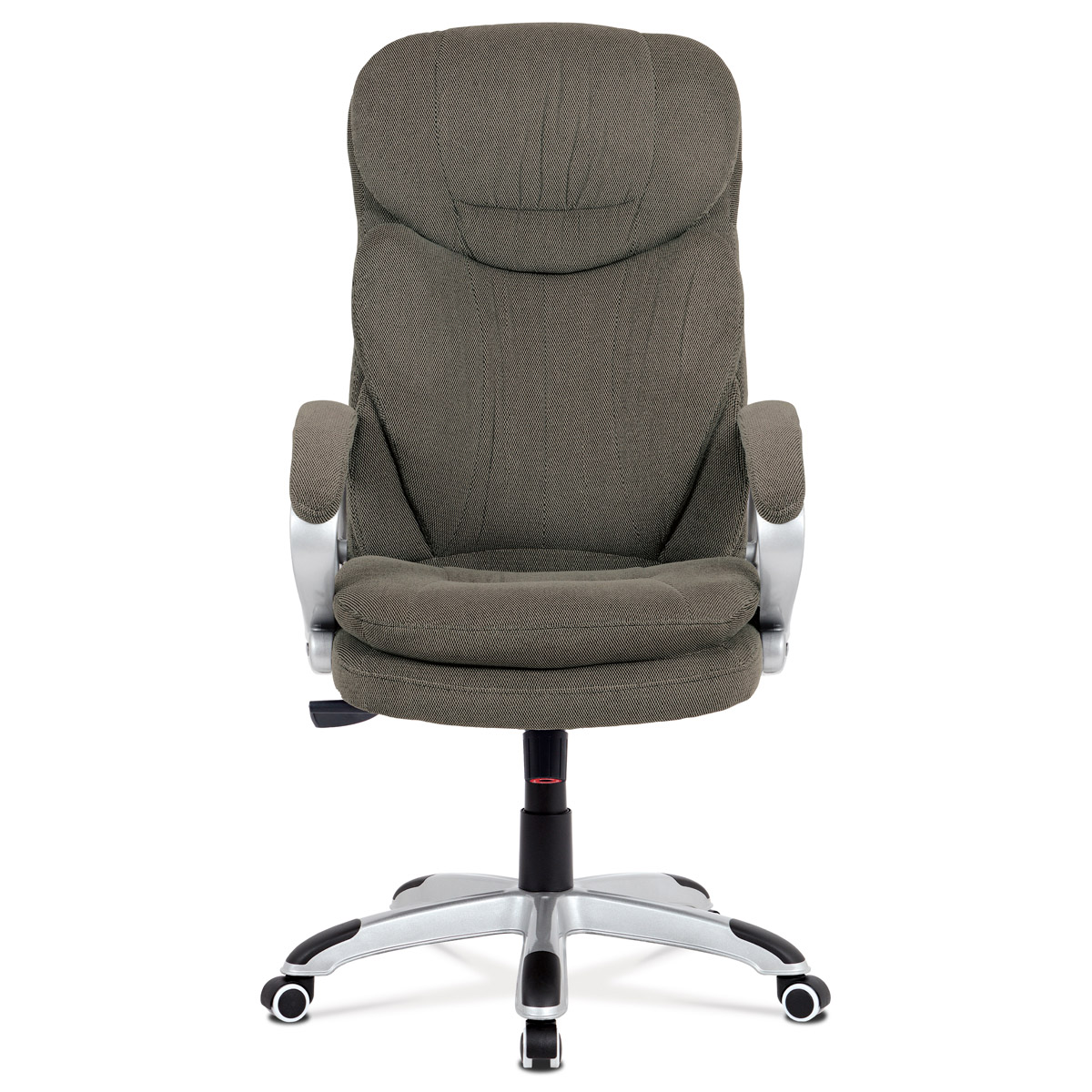 Autronic - Kancelářská židle, houpací mech., šedá látka, plast. kříž - KA-G198 GREY2