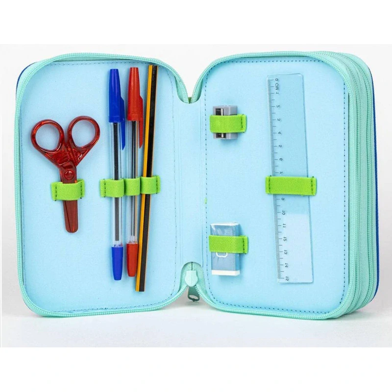 Školní penál třípatrový s náplní Paw Patrol Pups