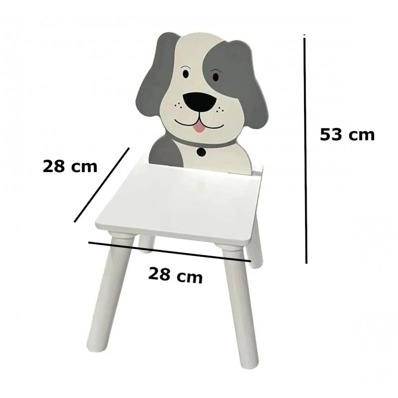 Dětský stůl s židlemi Pejsek