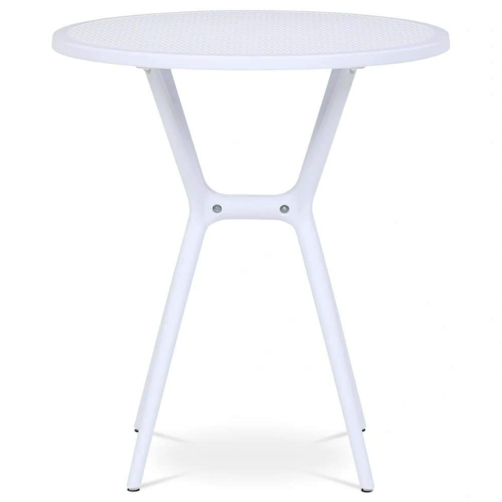 Stůl jídelní, bílý plast