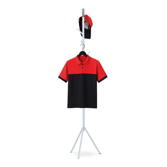 Stojanový věšák 80001-01 WT – kovový bílý