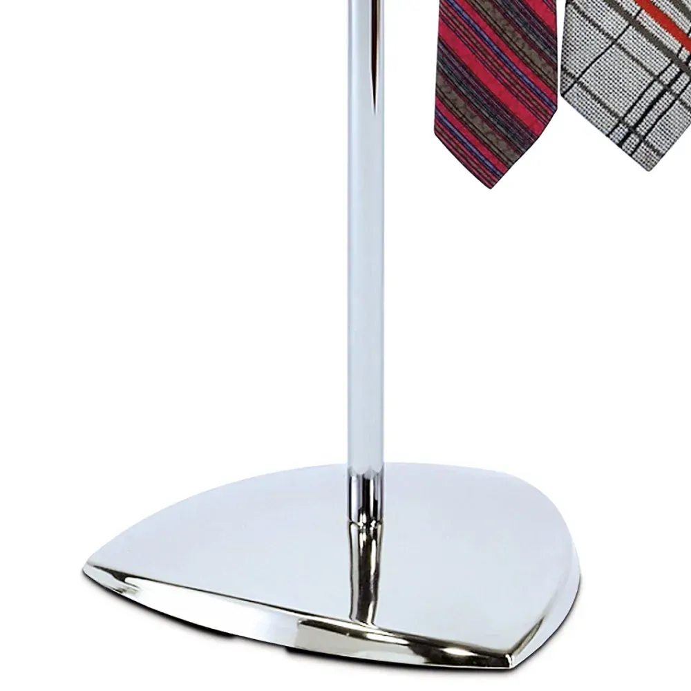 Němý sluha, výška 105 cm, kovová konstrukce, leský chrom