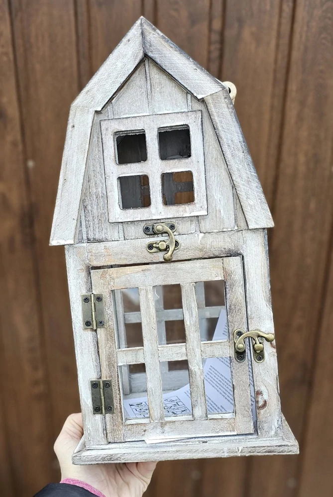 Lucerna dřevěná, 35cm