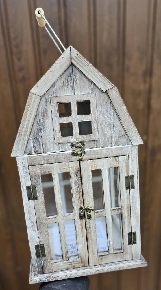 Lucerna dřevěná, 44cm