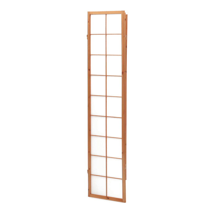 Paraván dřevěný 4 dílný, masiv smrk, přírodní odstín