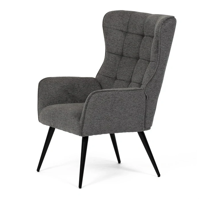 Křeslo ušák, šedá AK-315 GREY2