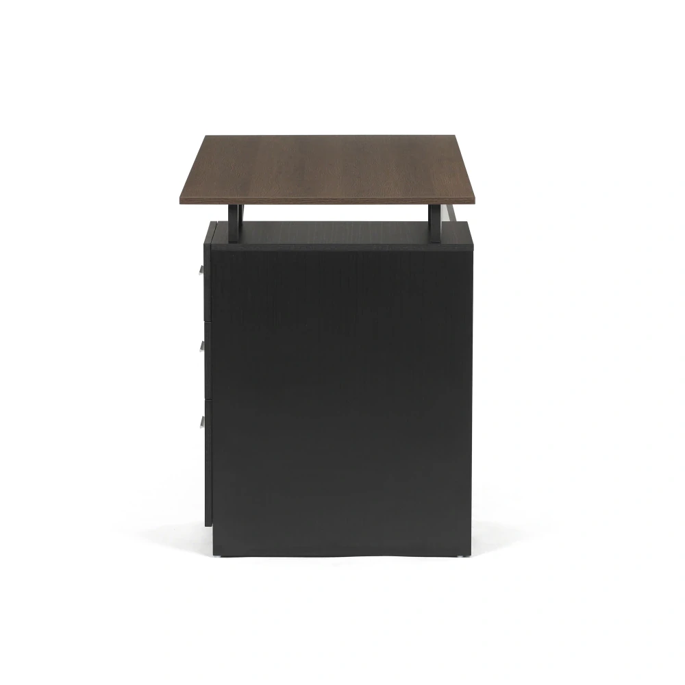 Kancelářský stůl 120x60cm, melamin, ořech, APC-3218 OAK