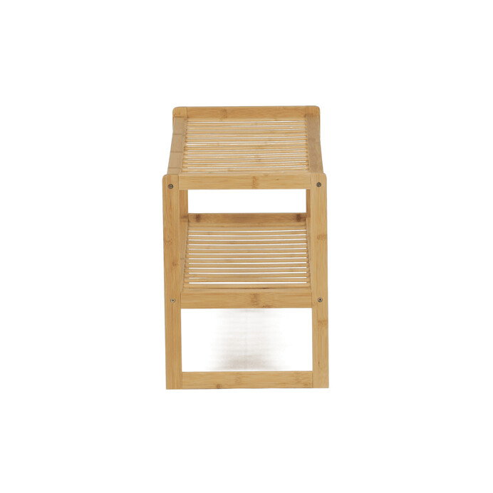 Botník Autronic DR-B010 NAT – přírodní bambus, 2 police