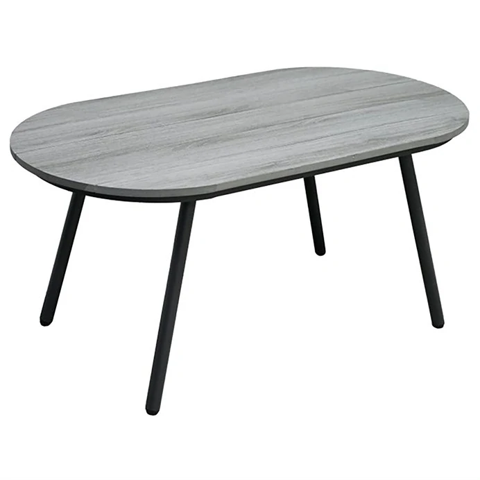 Zahradní sedací souprava, kov, polyratan, šedá, AZ-L1880 GREY