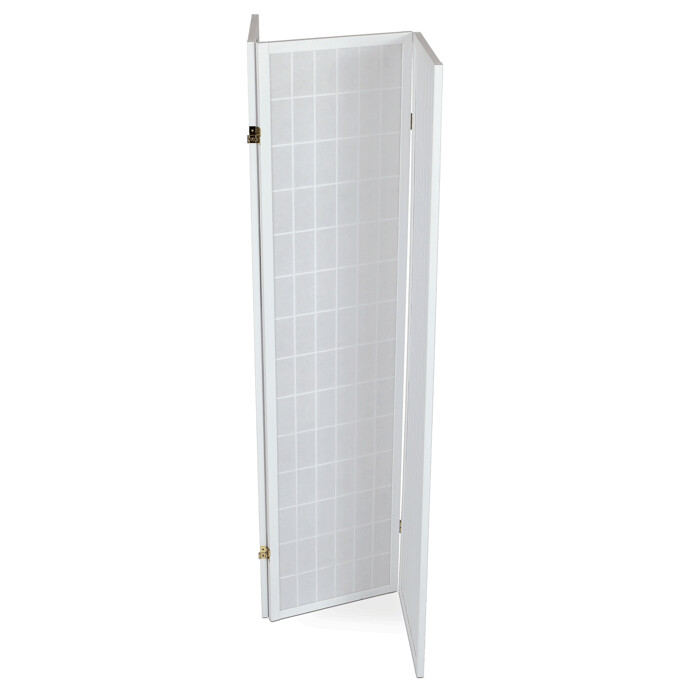 Paraván 3dílný - bílý