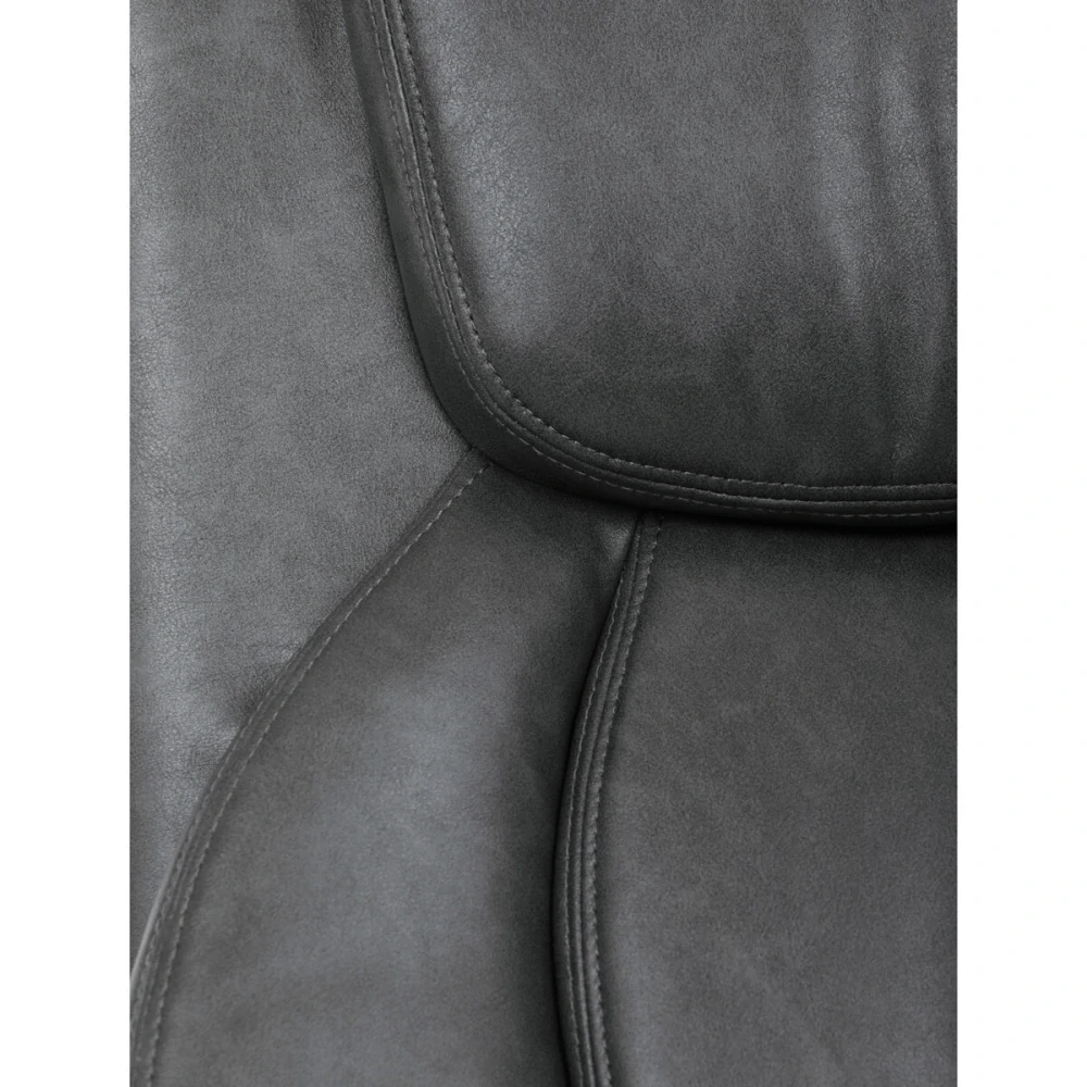 Kancelářské křeslo KA-F1385 GREY – šedá ekokůže, houpací mechanismus