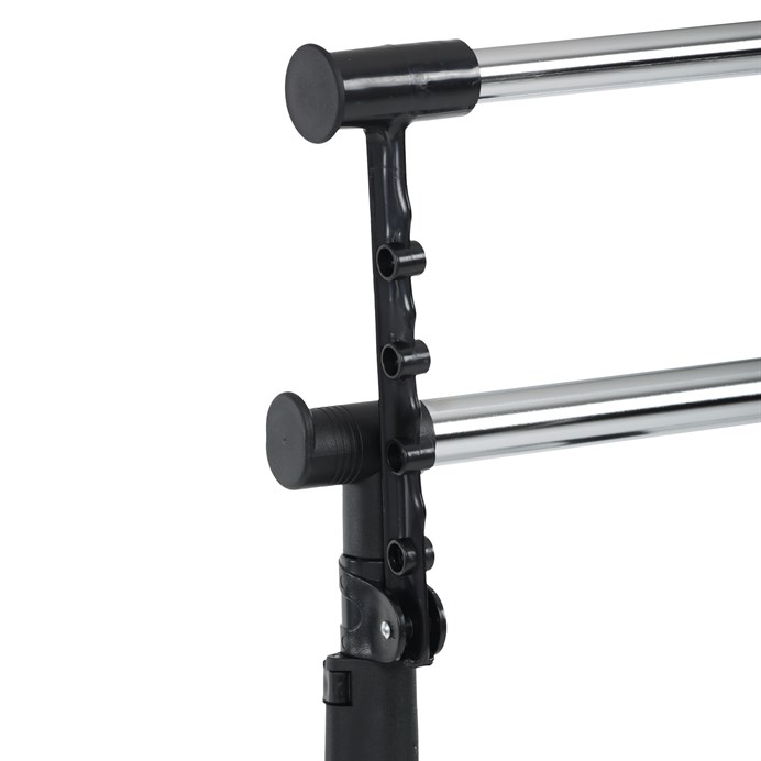 Stojan na šaty, kov, černá, 84511 BK