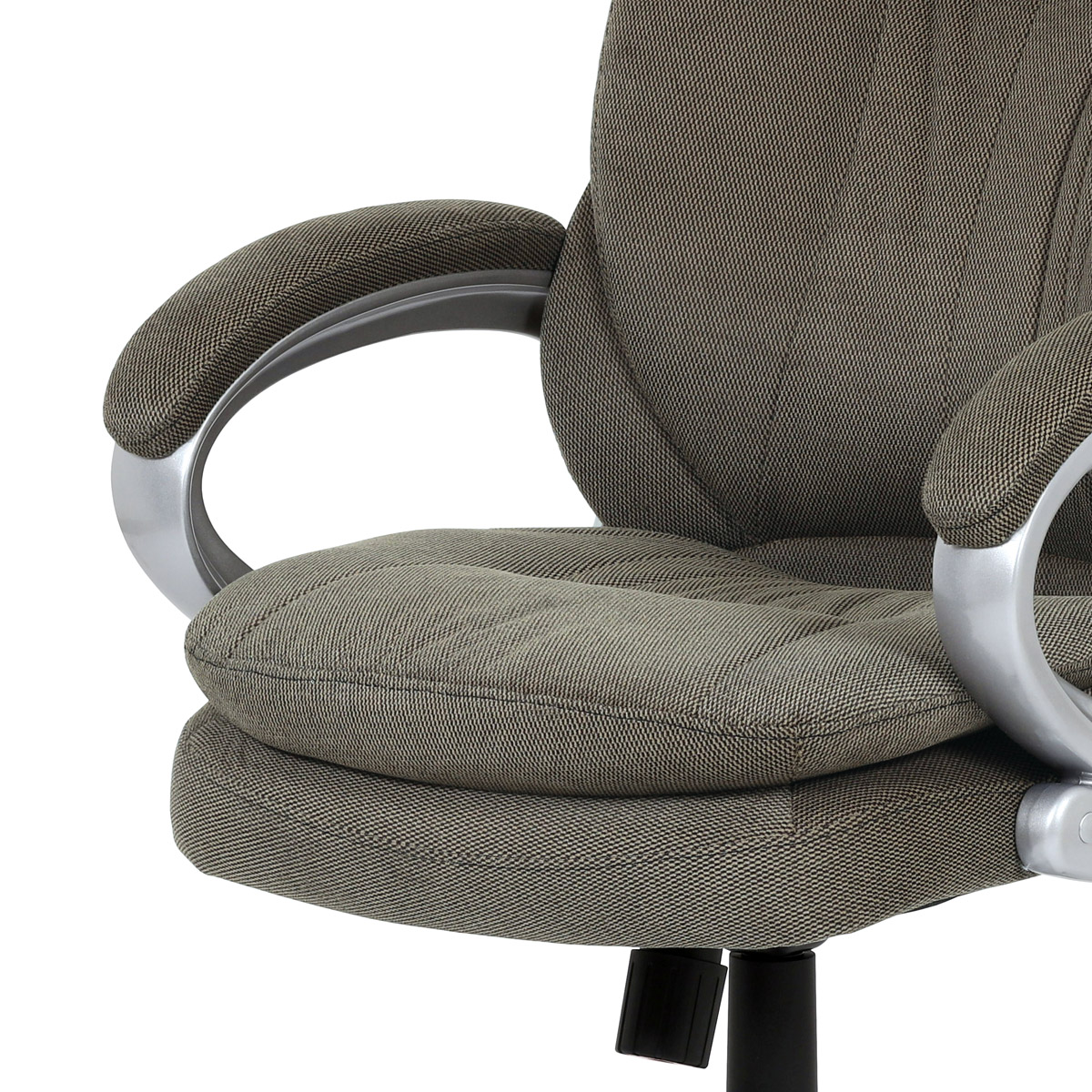 Autronic - Kancelářská židle, houpací mech., šedá látka, plast. kříž - KA-G198 GREY2