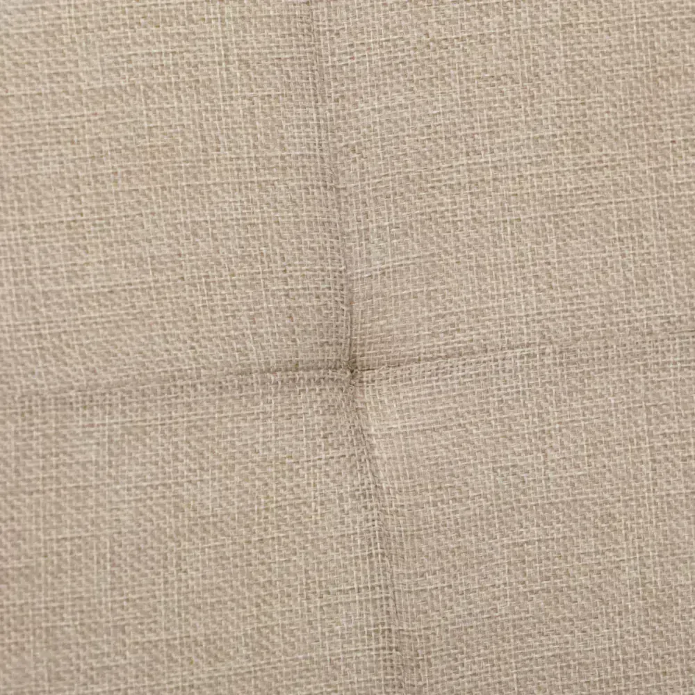 Taburet s úložným prostorem, látka krémová