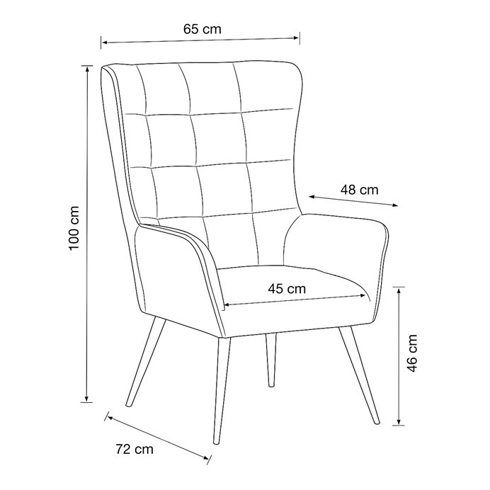 Relaxační křeslo, béžová AK-315 BGE2