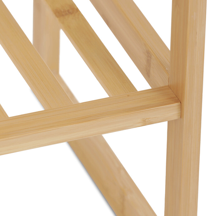 Botník Autronic DR-B010 NAT – přírodní bambus, 2 police