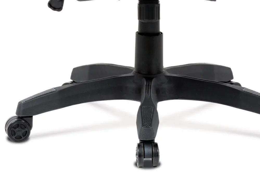 Herní křeslo, houpací mechanismus, černá ekokůže, KA-F03 BK