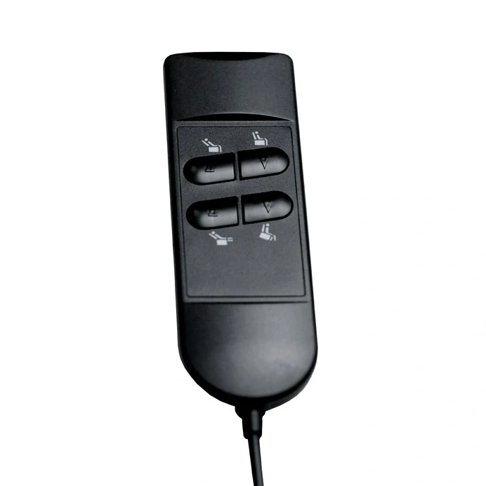TV a relaxační křeslo s elektrickým ovládáním, potah cappuccino látka, 2 motory