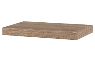 Nástěnná polička 40 cm, barva sonoma dub světlý