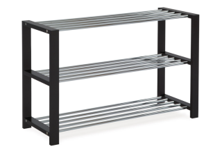 Botník černá / chrom  83168-12 BK