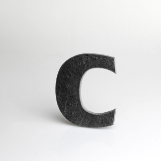 Domovní číslo popisné Břidlice LILY - písmeno "c"