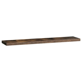 Polička nástěnná 120 cm, MDF, dekor staré dřevo
