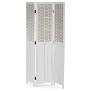 Paraván, masiv, černá, EF-L145 WT