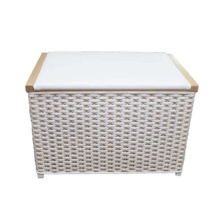 Morex - Koš na prádlo-lavička bílá 79540/B